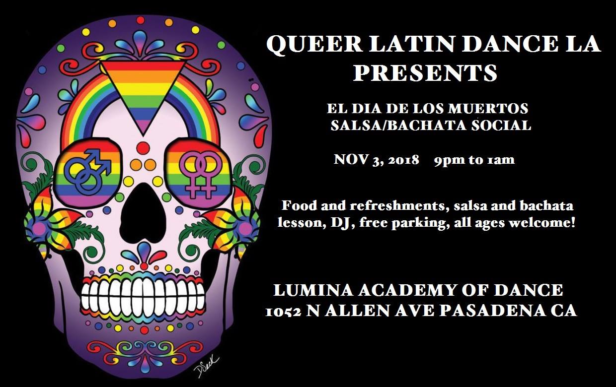 Tonight!Dia De Los Muertos Queer Salsa Bachata Dance Party