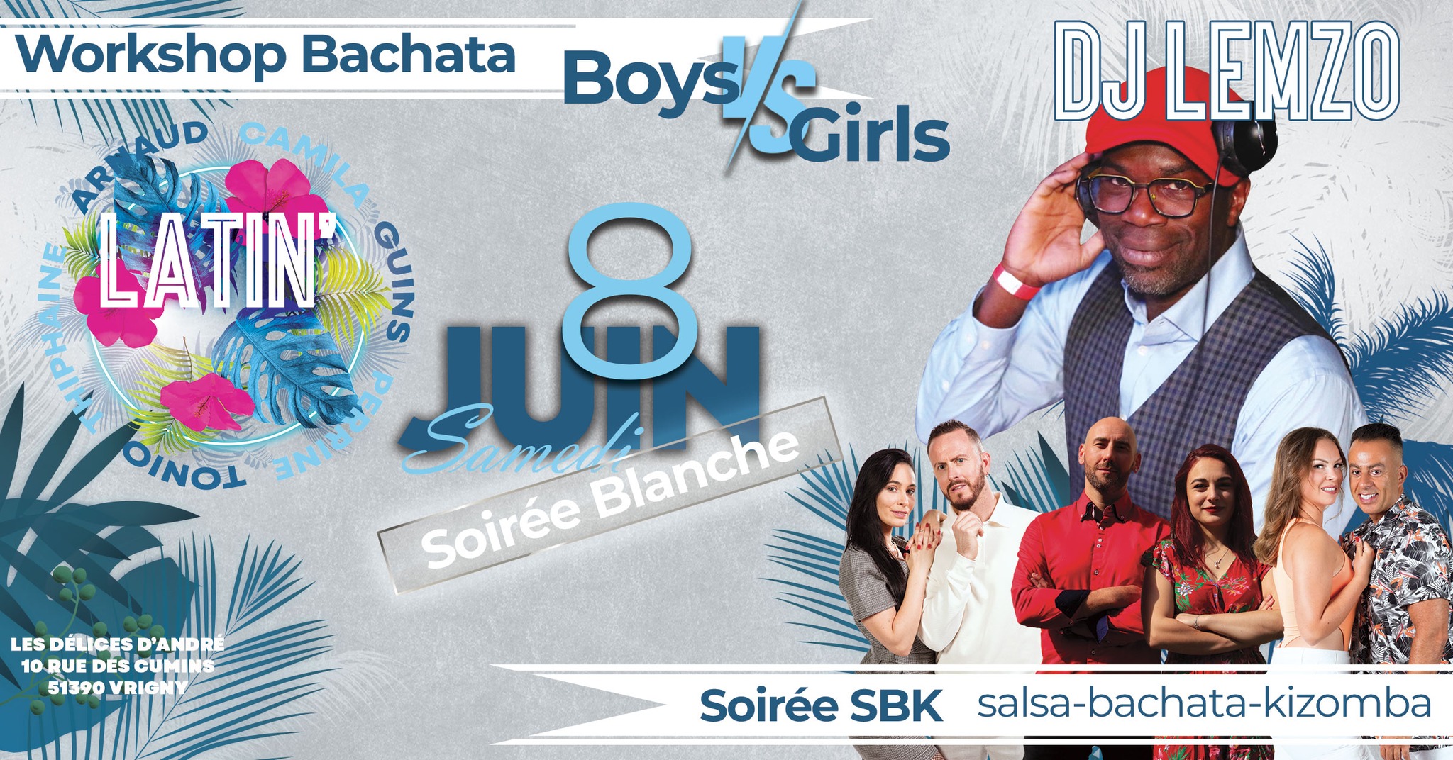 LATIN'BOX WHITE PARTY - VRIGNY REIMS