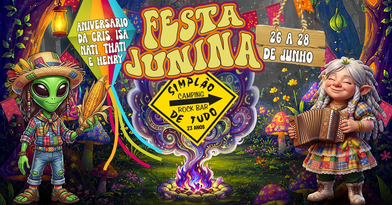 FESTA JUNINA DO SIMPLÃO - ANIVERSÁRIO DA CRIS!
