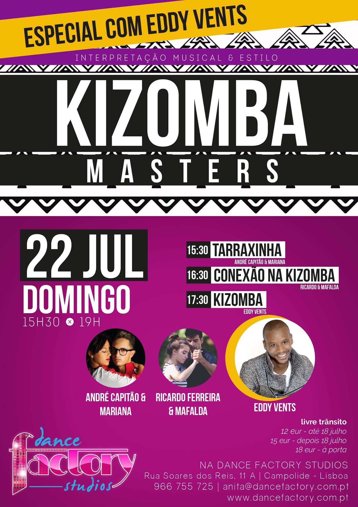 Kizomba Masters 22 Julho 2018