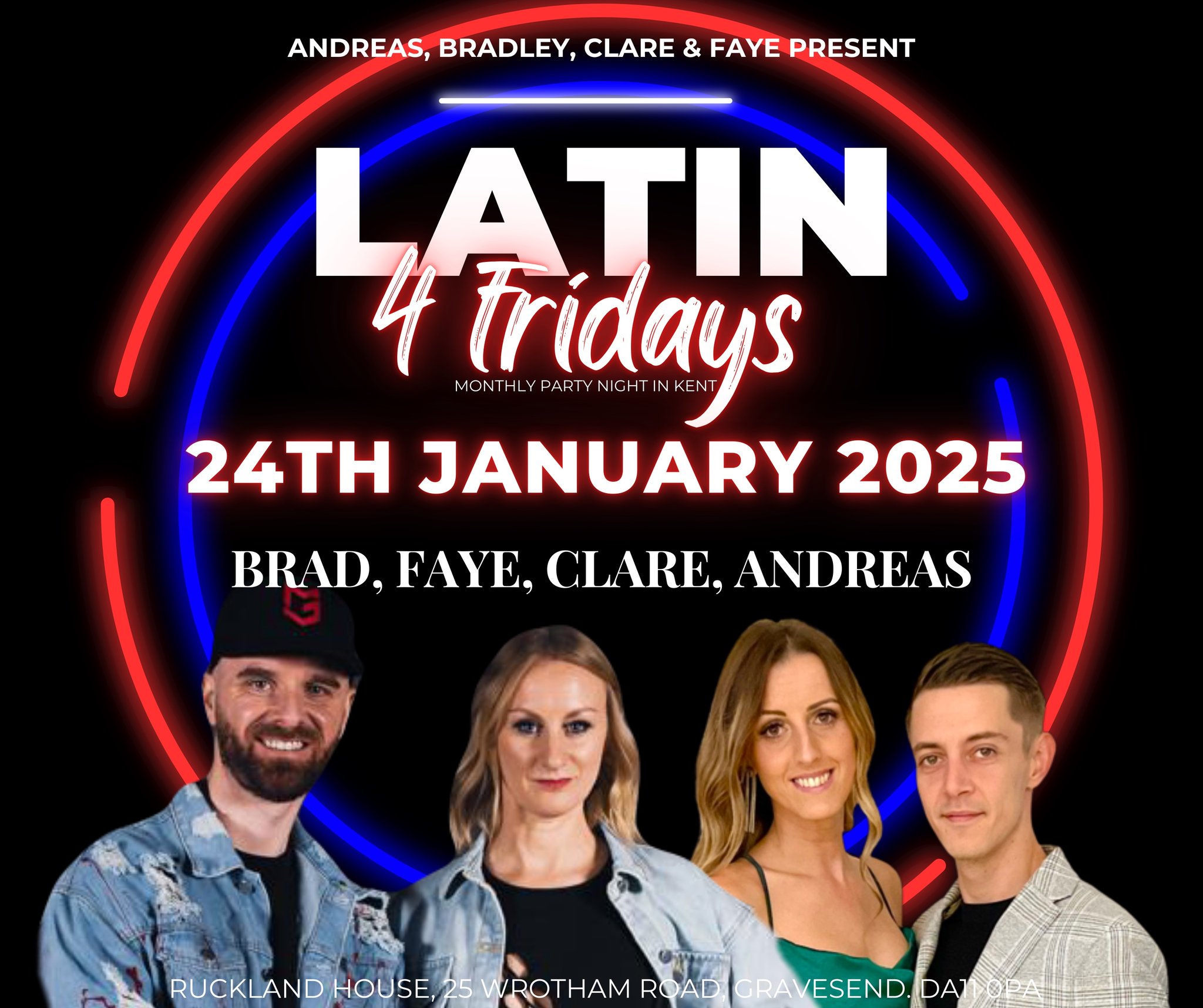 🎉🎉LATIN4Fridays January Party Night🎉🎉
