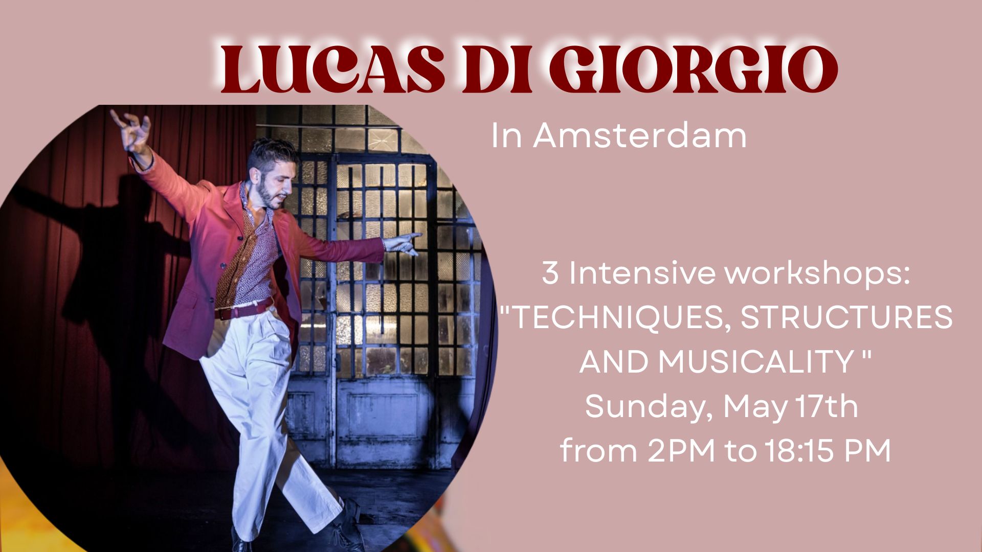 Lucas Di Giorgio Tango Workshops in Amsterdam