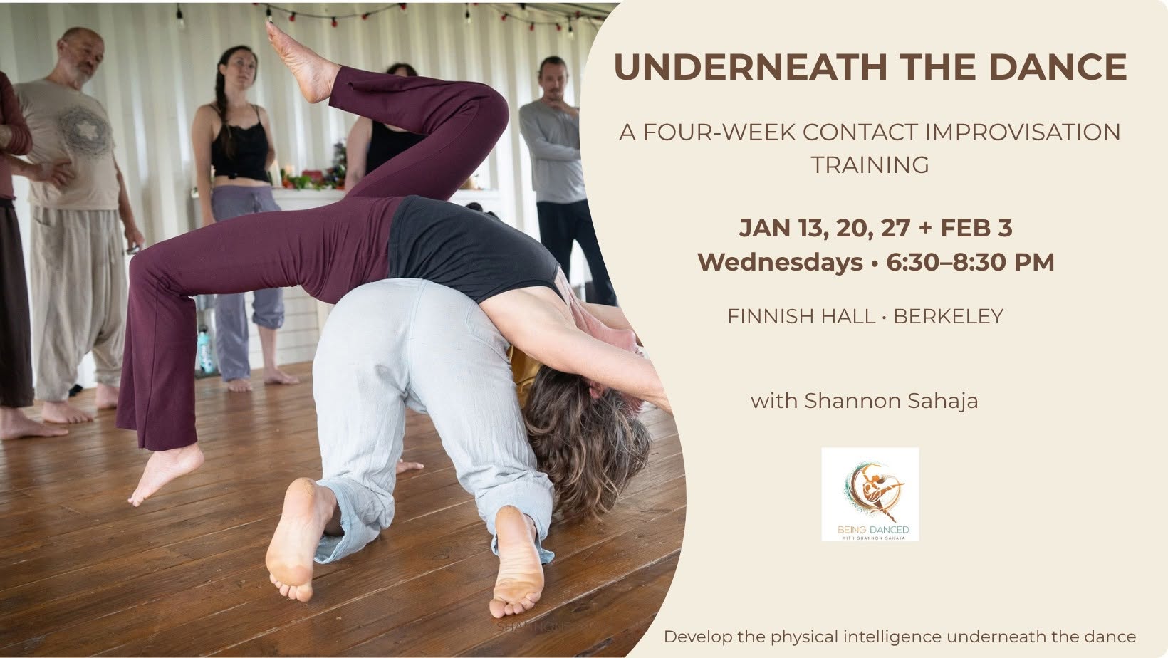 Underneath the Dance: A four week Contact Improvisation Training