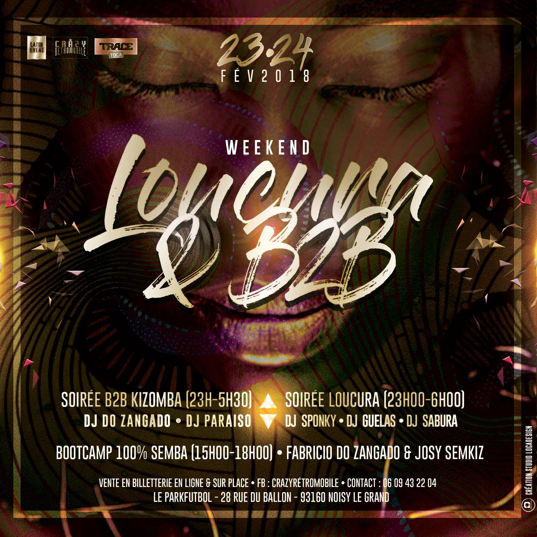 Weekend Back 2 Basic Kizomba & Loucura 23 24 Fev 2018