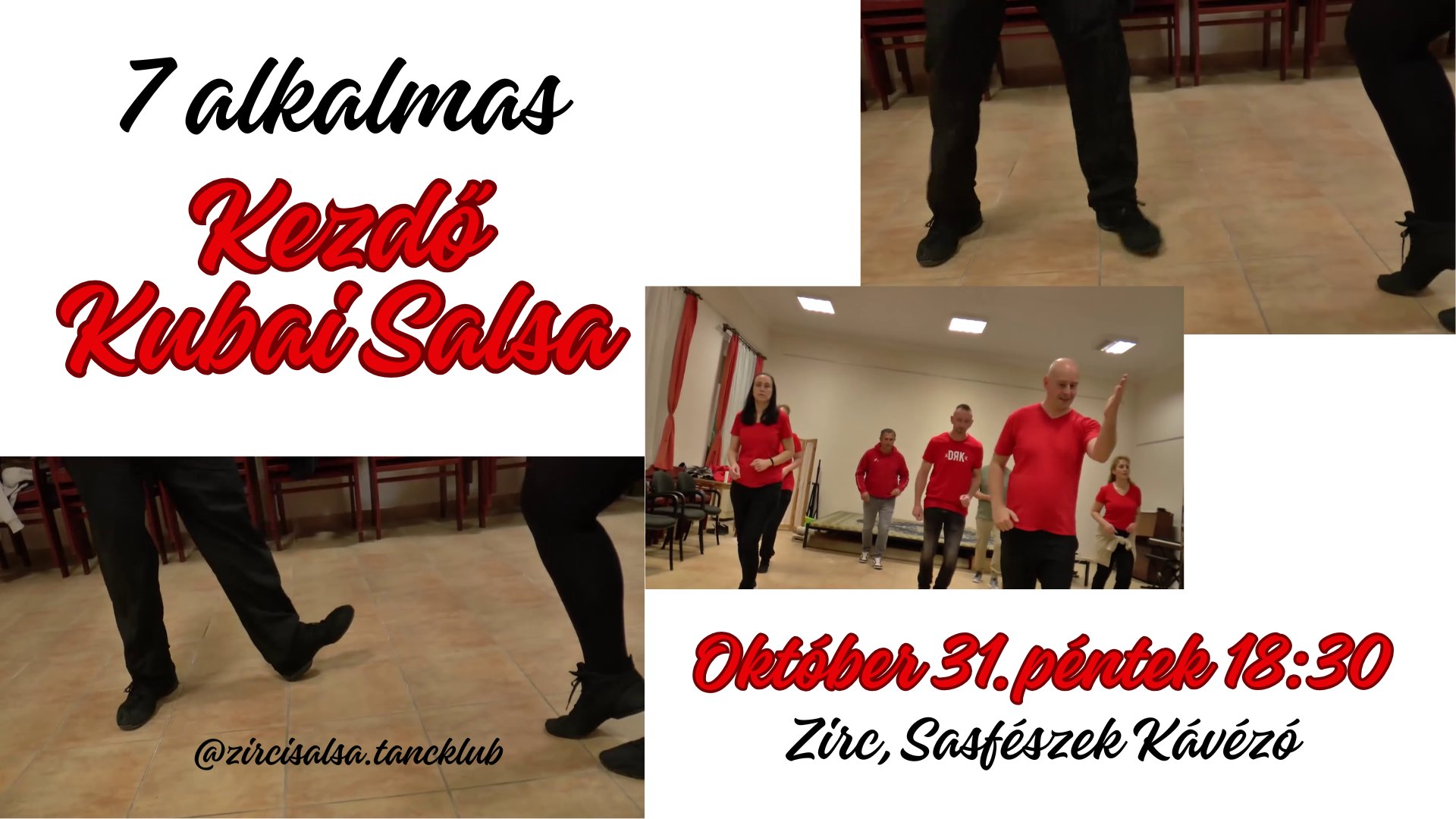 Kezdő Kubai Salsa Zircen