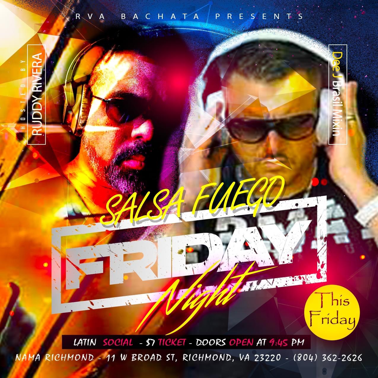 Veterans Day Weekend Party at Salsa Fuego Friday at Nama
