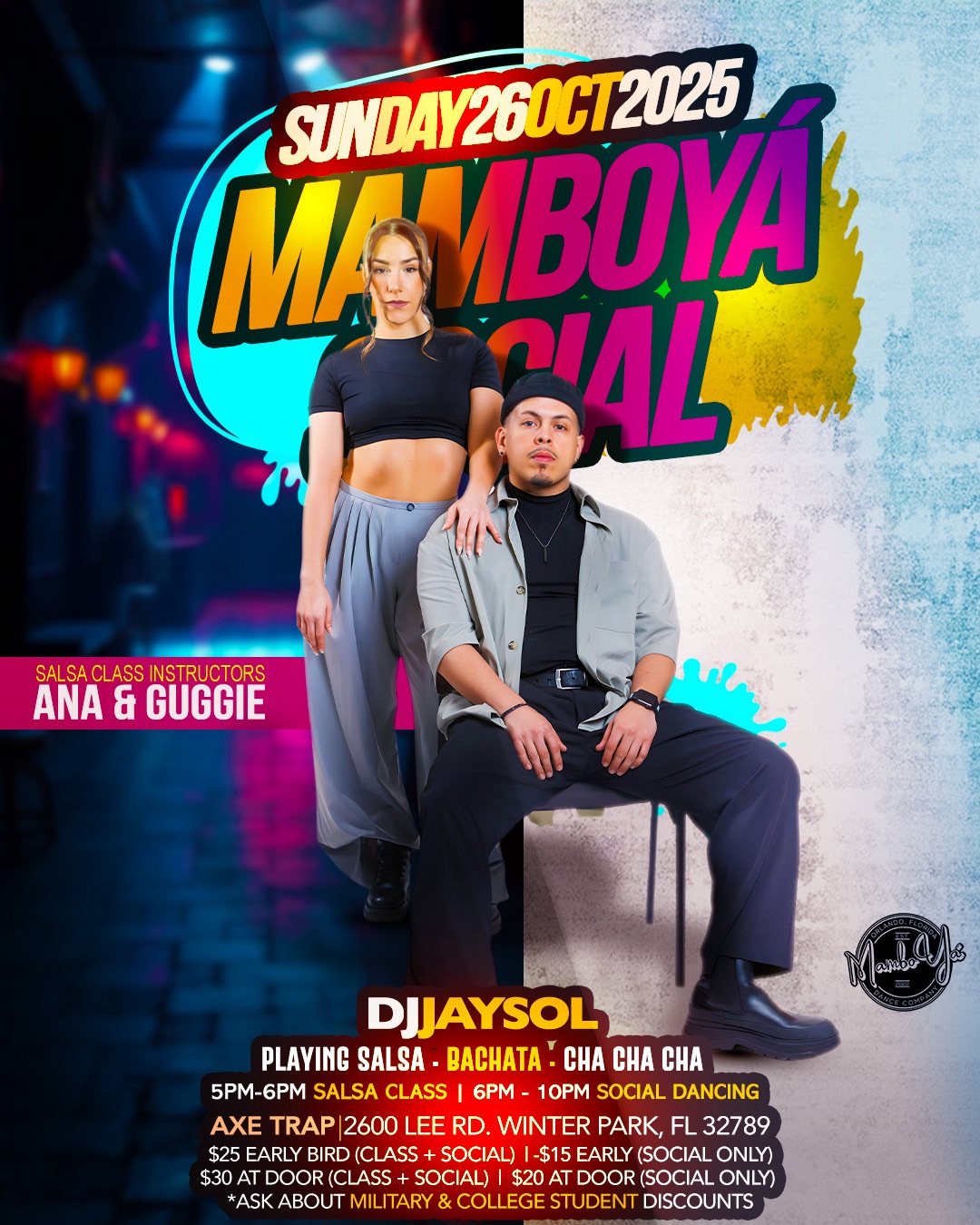 MamboYá Social w Ana & Guggie