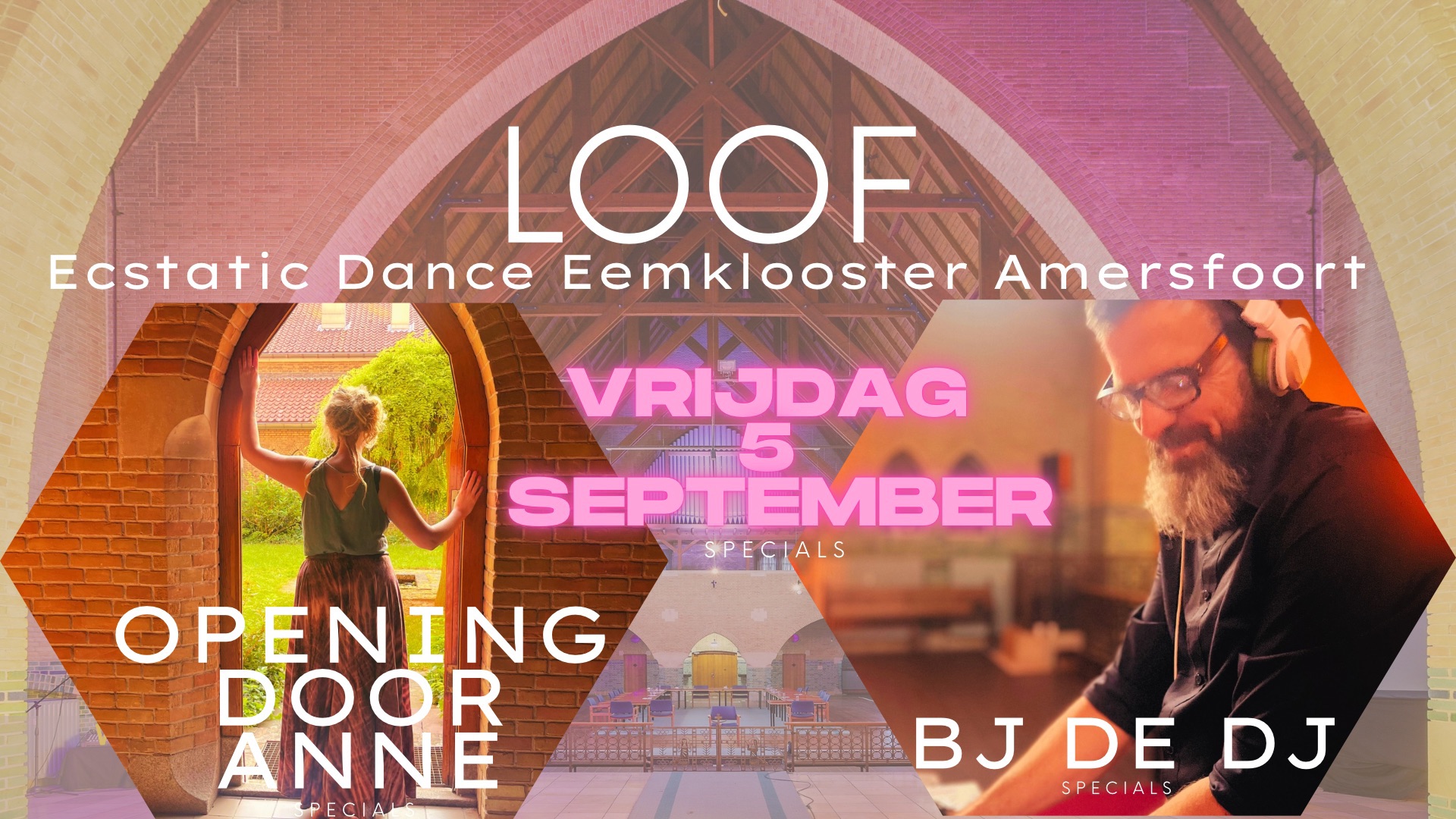 Ecstatic Dance 5 september BJ de DJ