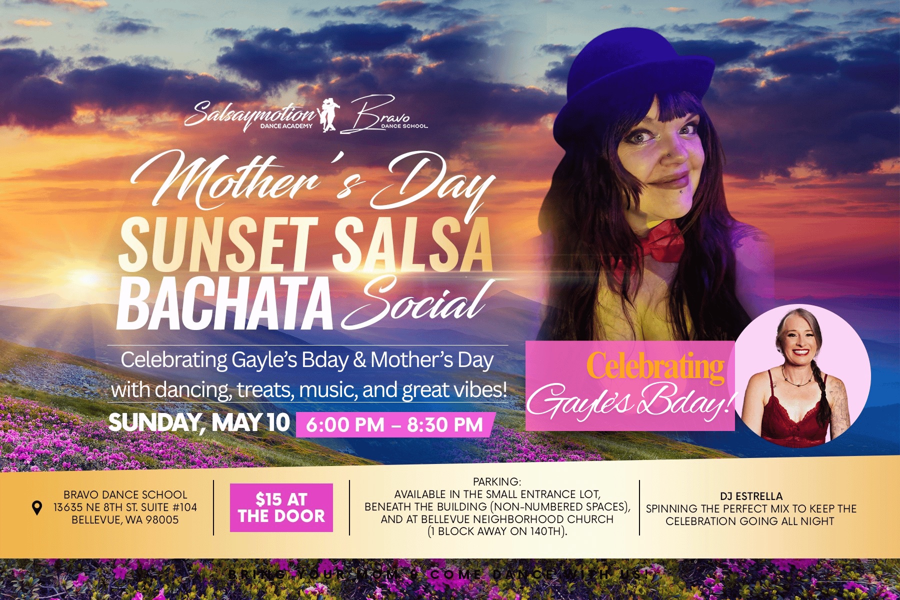 Sunset Social at Bravo Studio Gayleโs Birthday Bash