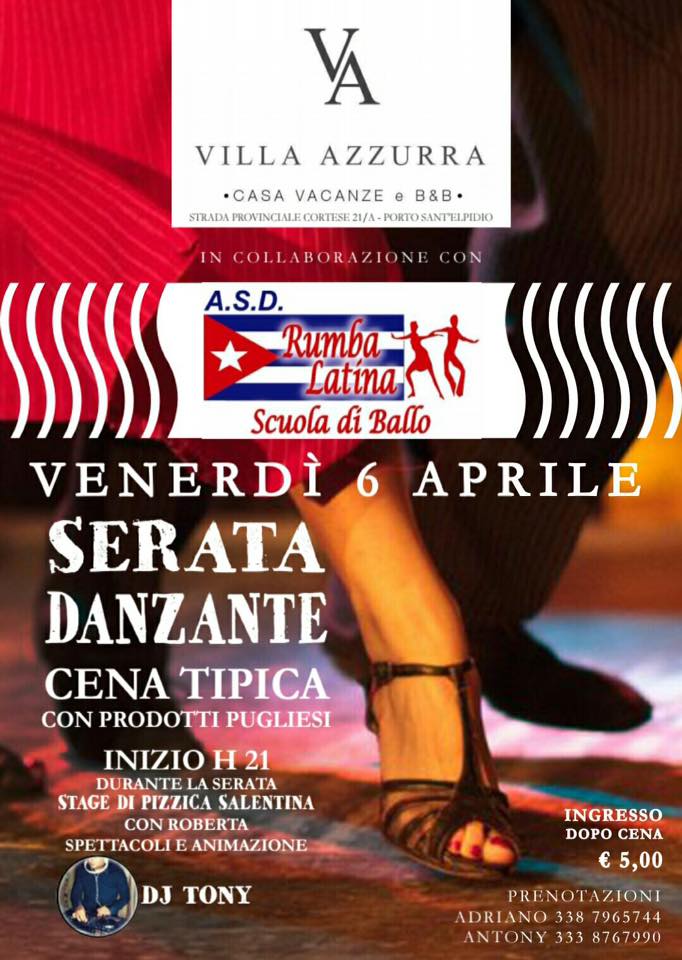 VILLA AZZURRA PRESENTA....RUMBA LATINA IN FIESTA