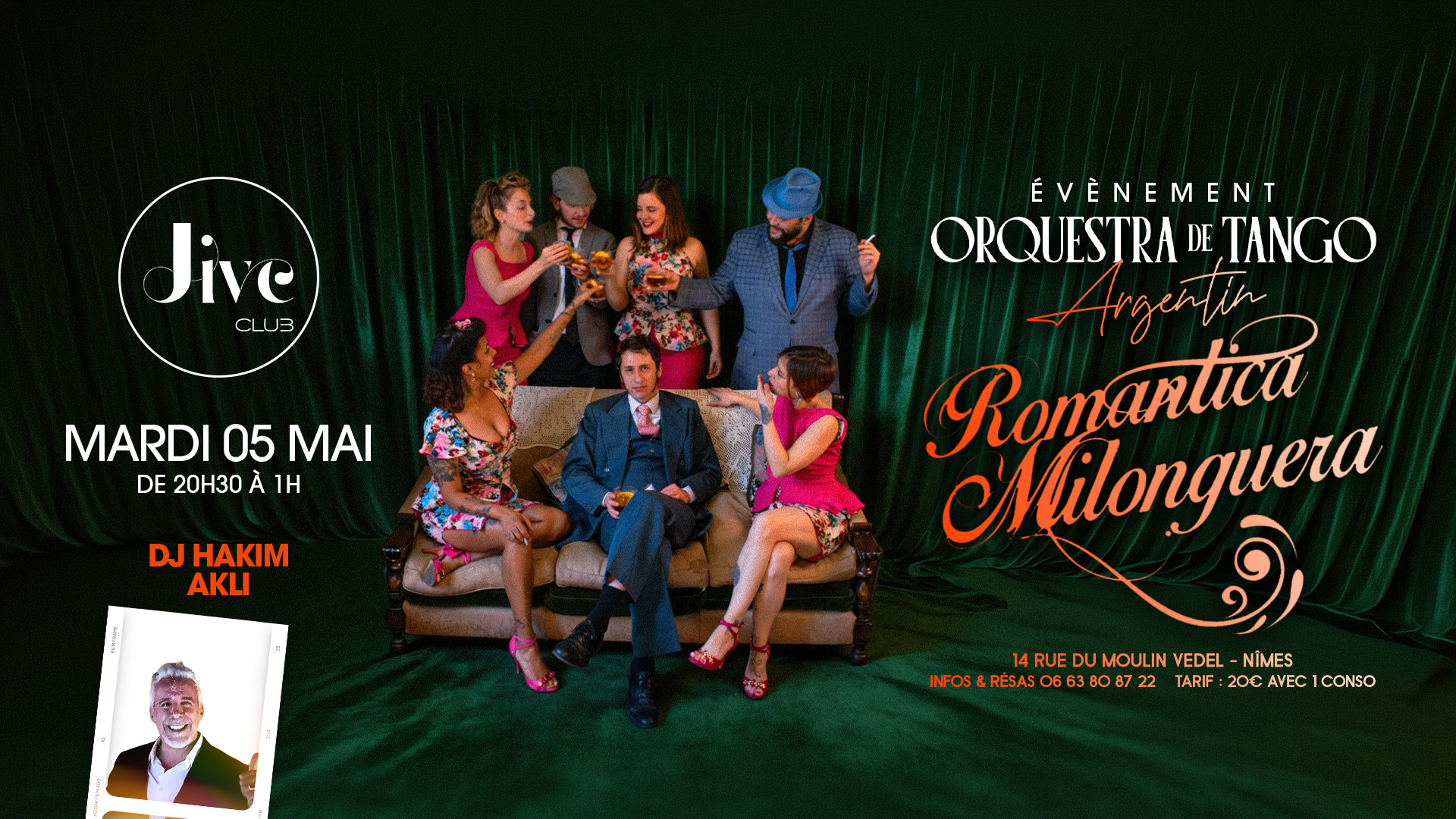 Romántica Milonguera LIVE Milonga au Jive Club