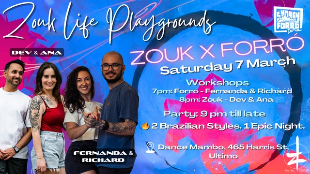 Zouk Life Playgrounds: Zouk x Forró Edition