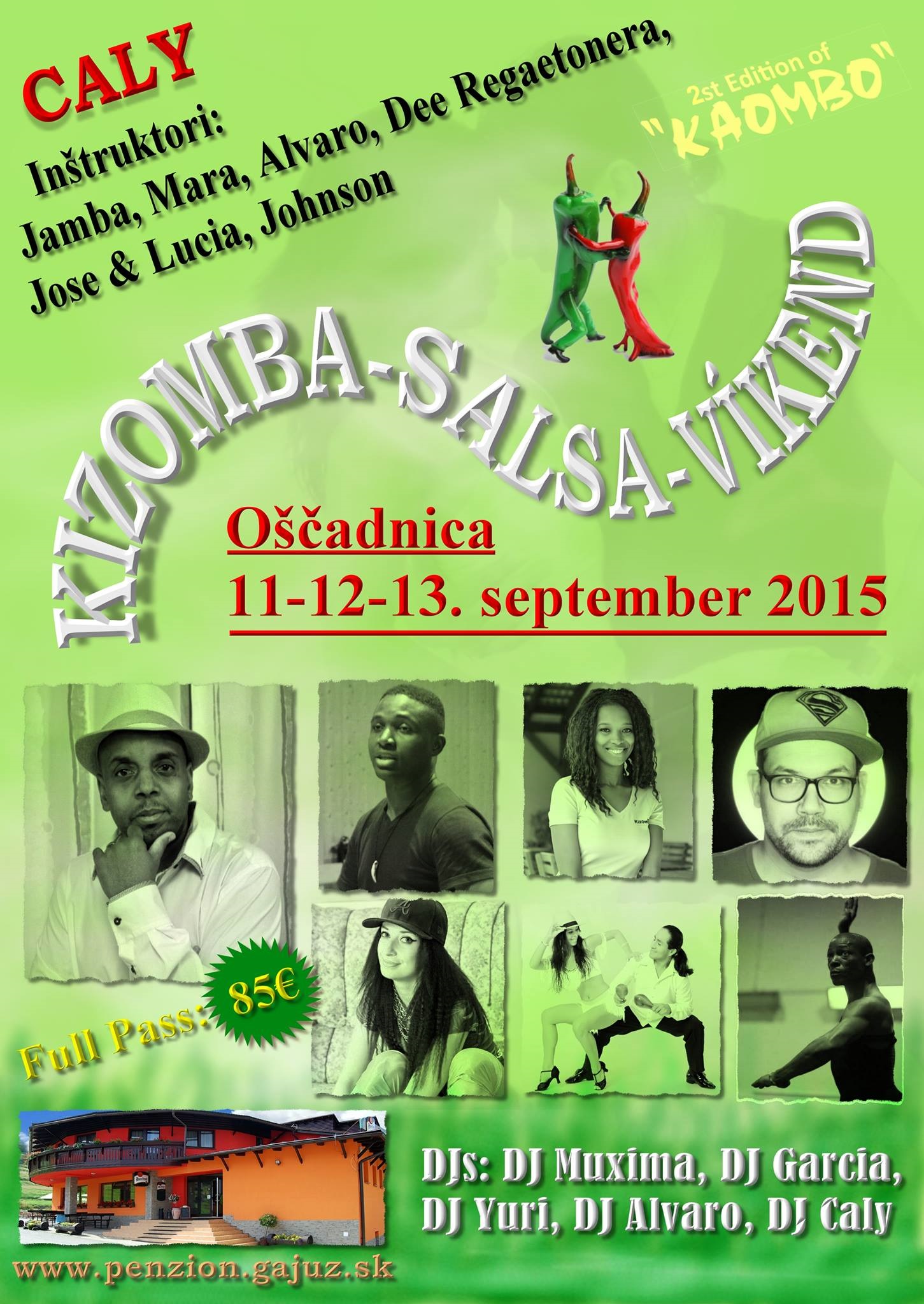 2nd edition of "Kaombo" Kizomba-Salsa-Víkend