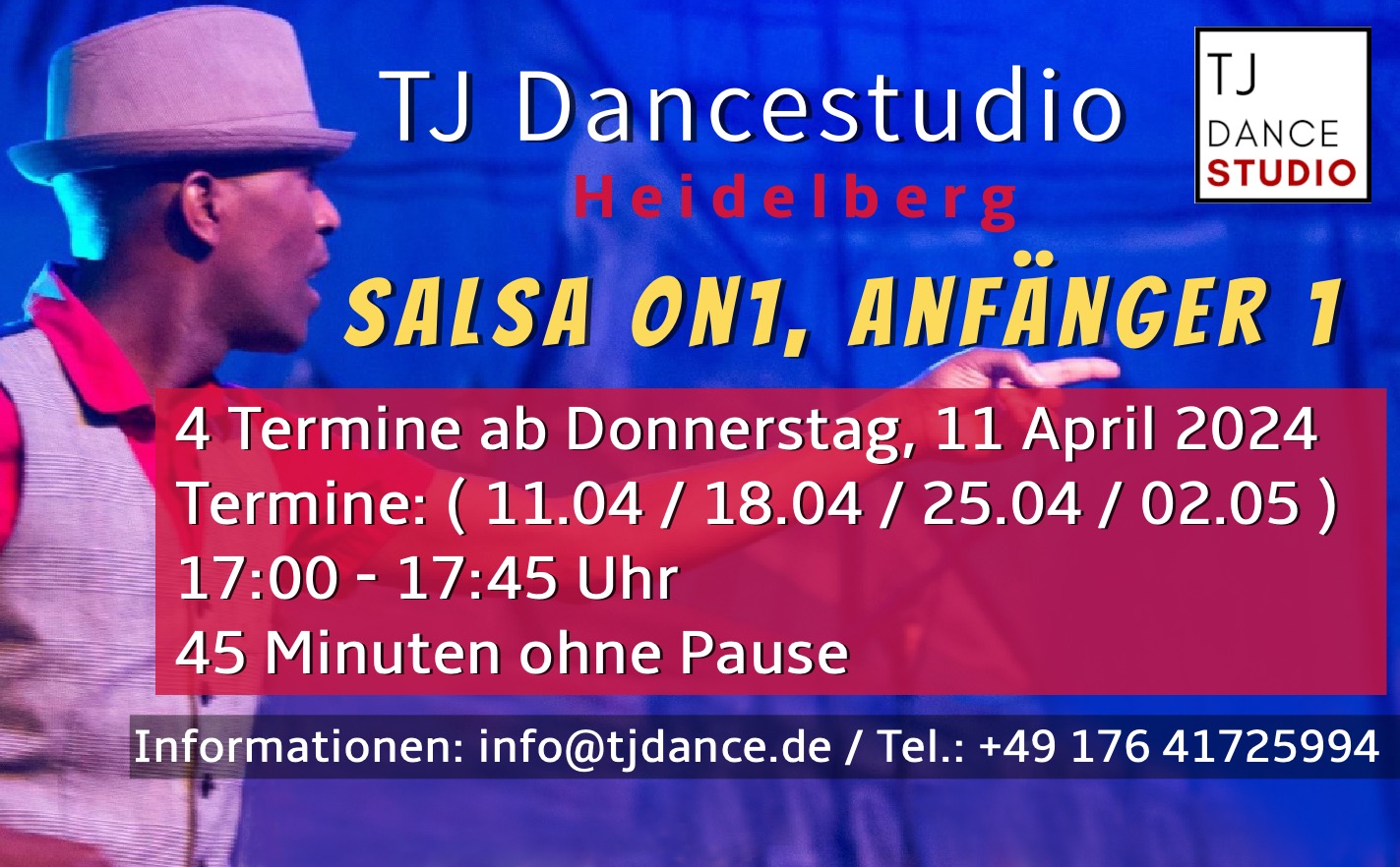 TJ Dancestudio Heidelberg - Salsa On1, Anfänger 1