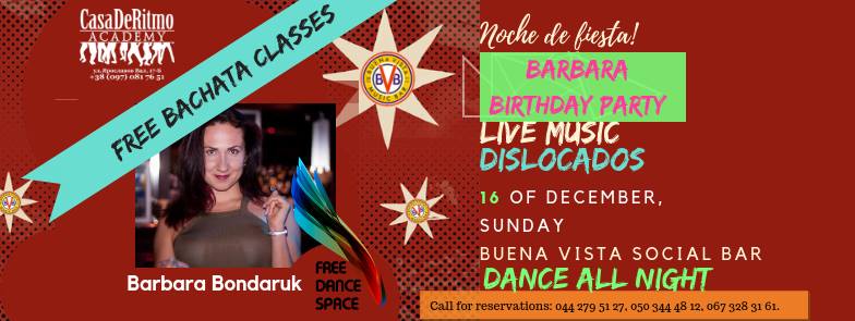 Noche de fiesta! Birthday party!