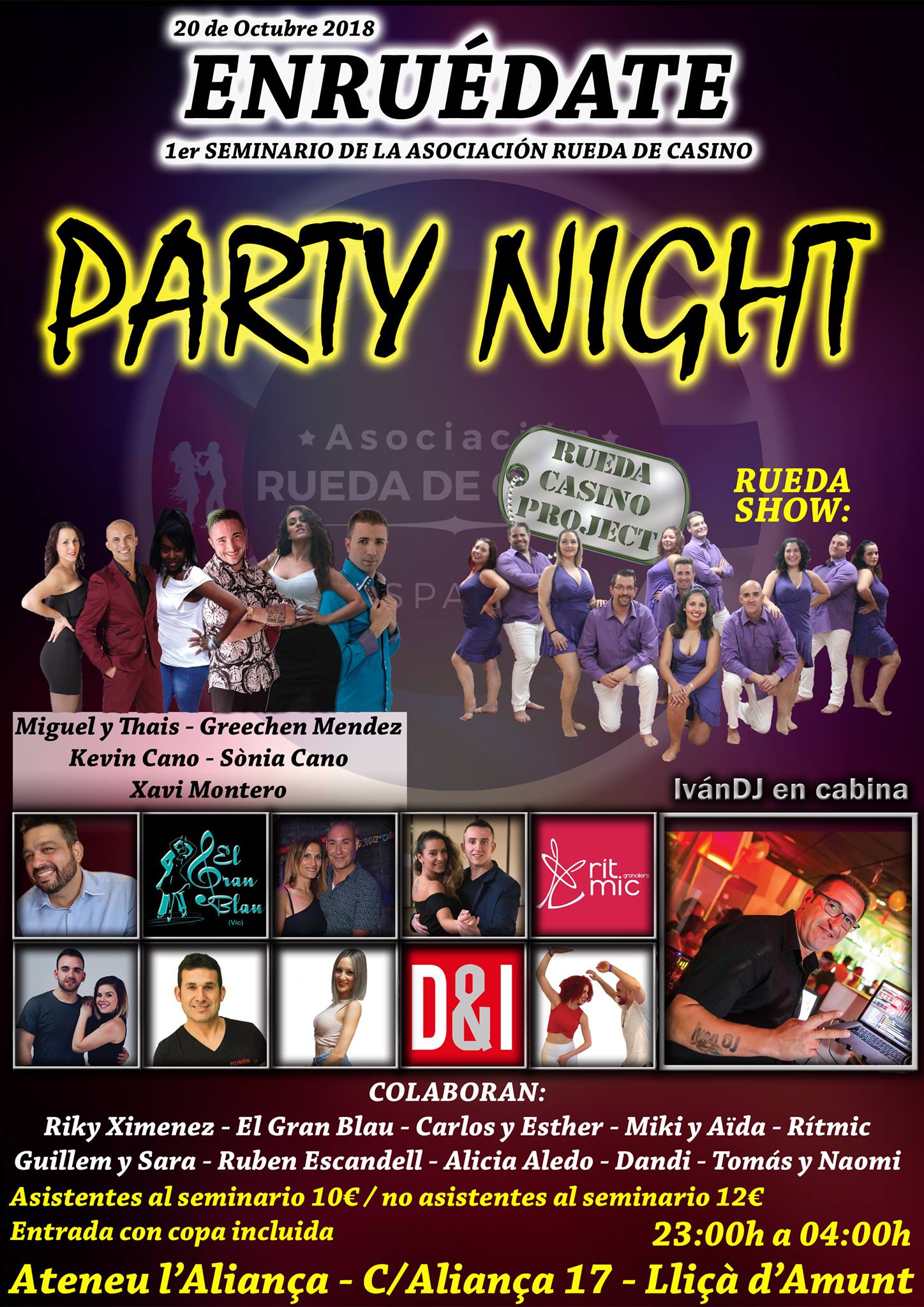 Enruedate: Party Night, Salsoteca con IvanDj.