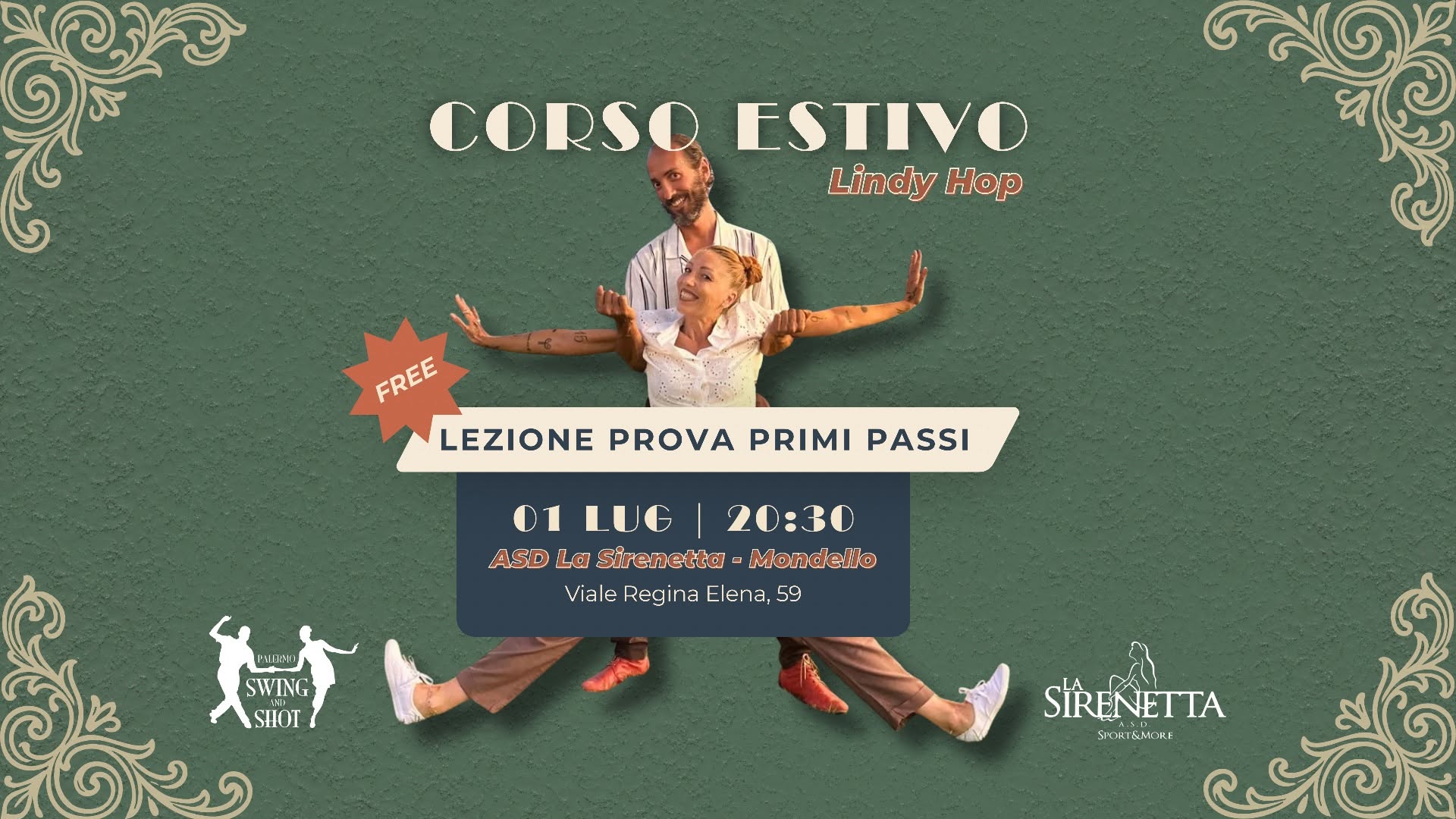 PRIMI PASSI DI LINDY HOP (solo per il mese di luglio)