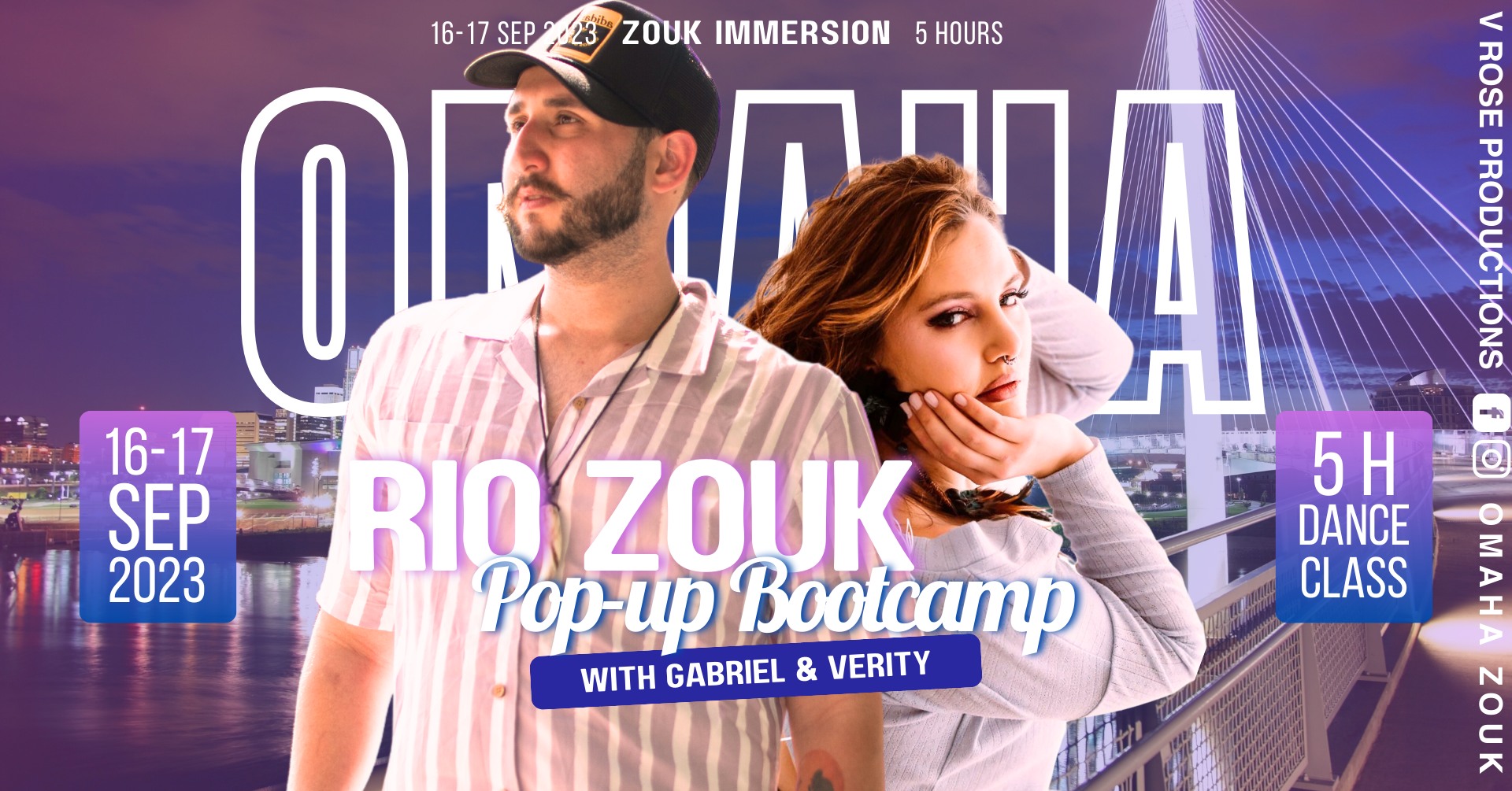 Rio Zouk Pop-up Bootcamp in Omaha