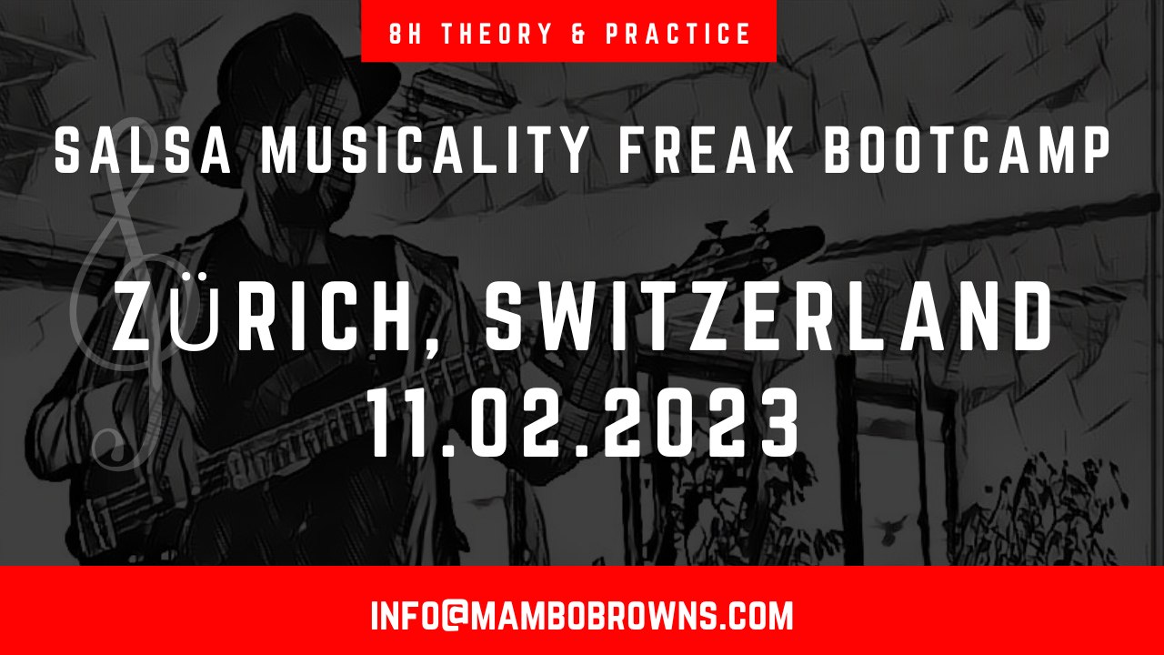 Salsa Musicality Freak Bootcamp in Zurich, Switzerland with Daniel Souza