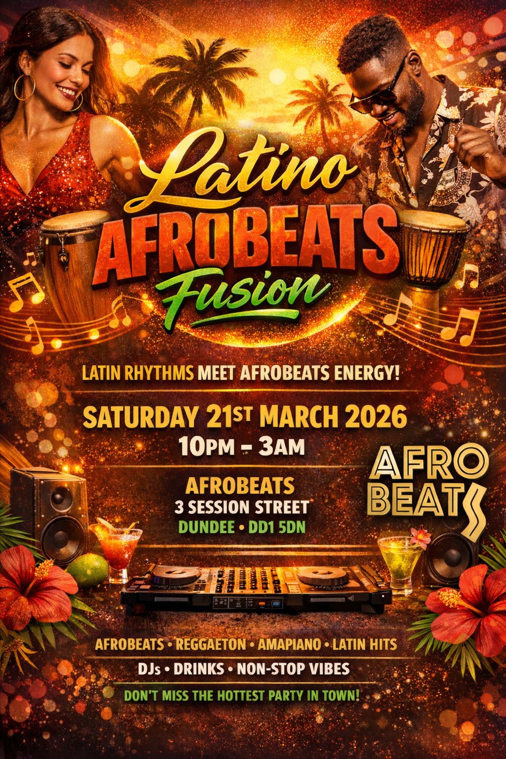 LATINO AFROBEATS FUSION