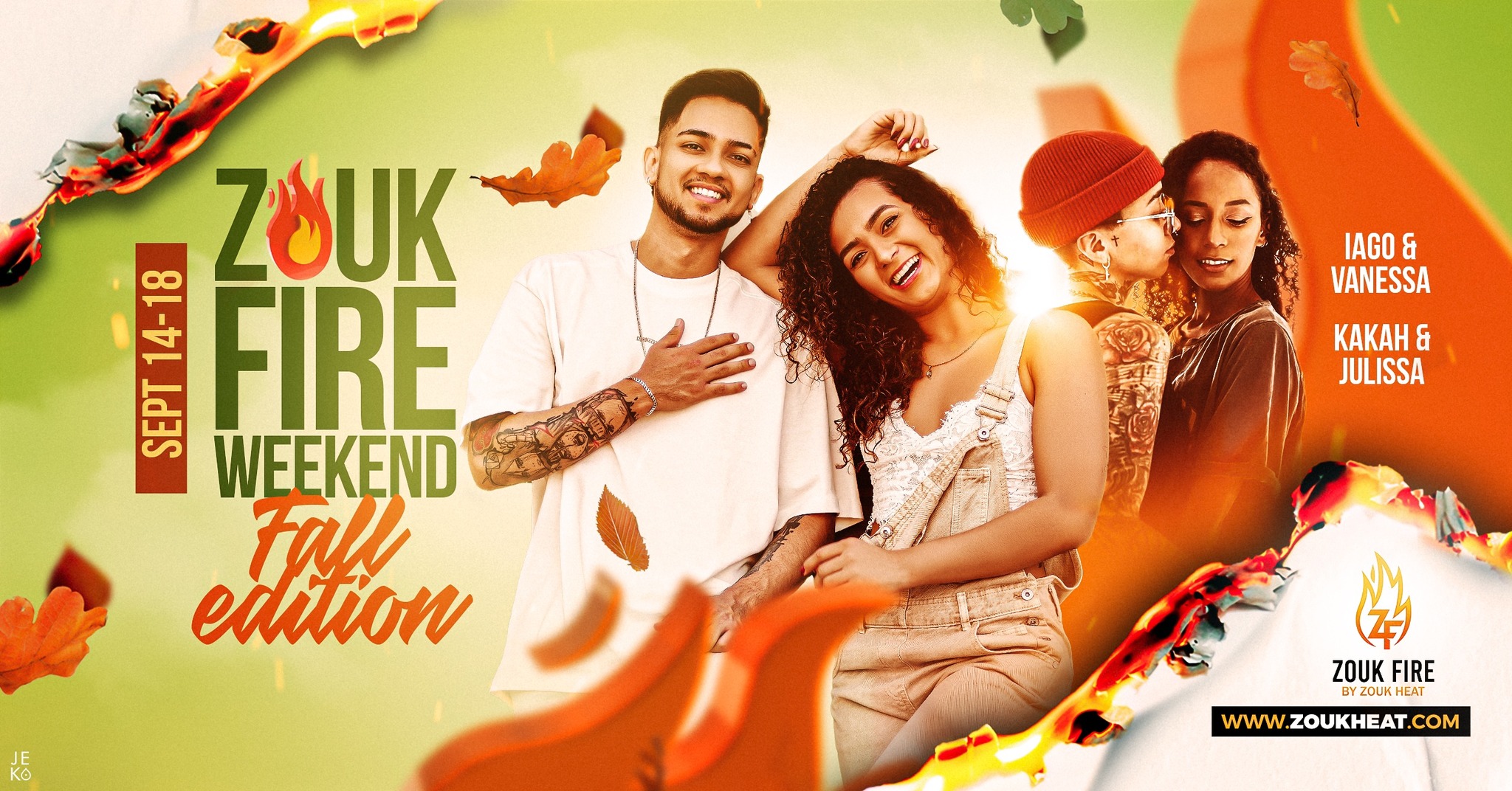ZOUK FIRE WEEKEND: Kakah & Julissa and Iago & Vanessa