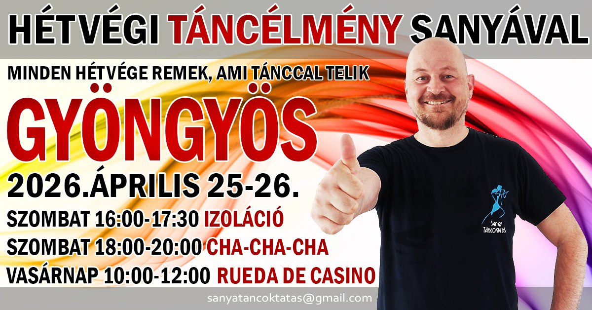 Hétvégi Táncélmény Sanyával - Gyöngyös