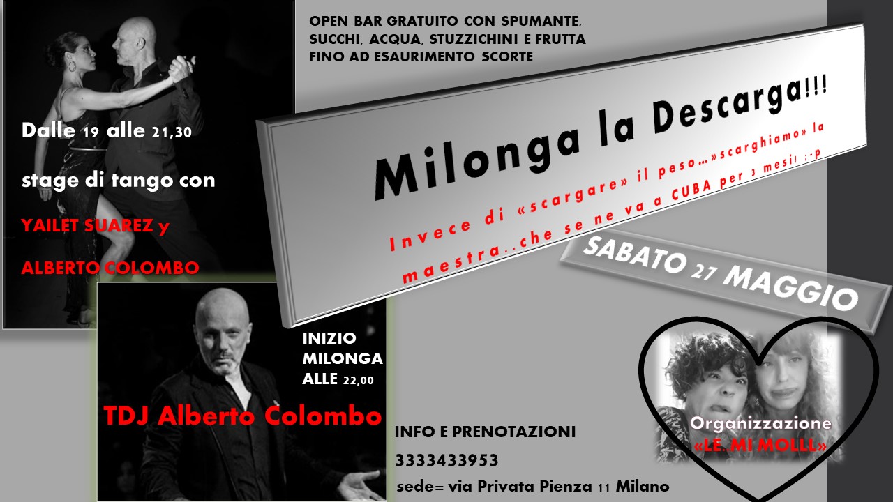 MILONGA "LA DESCARGA"!