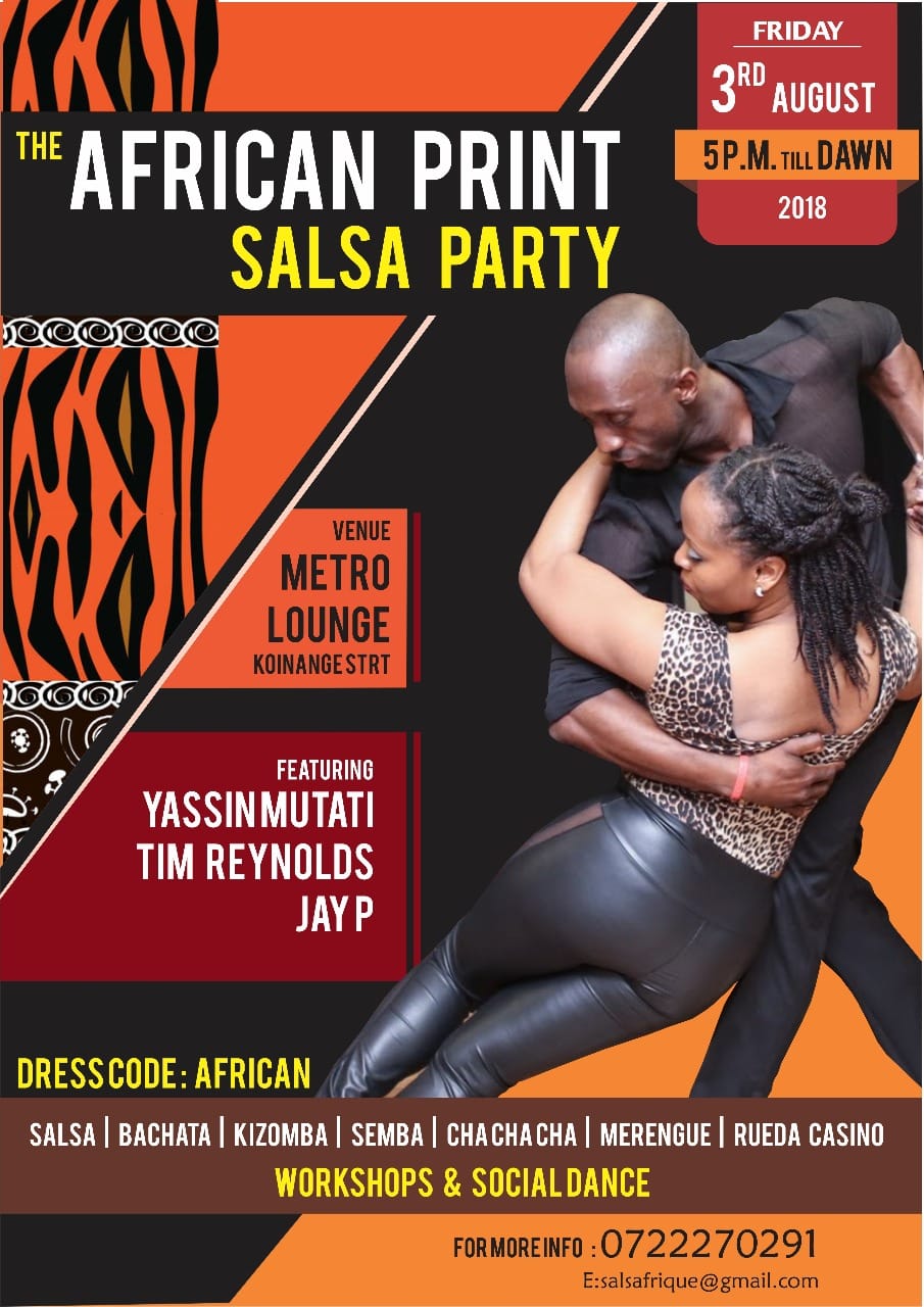 African Print Salsa Party