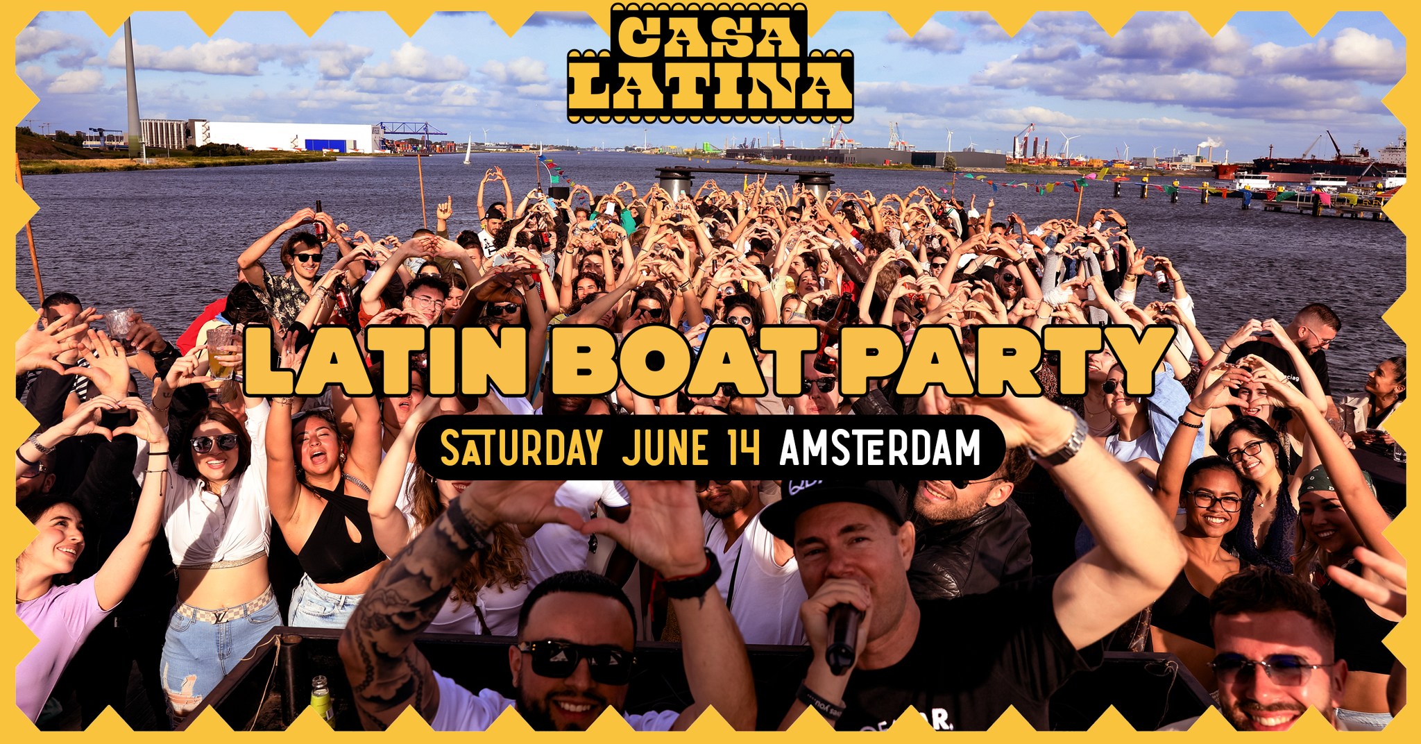 CASA LATINA BOAT PARTY AMSTERDAM SATURDAY JUNE 14