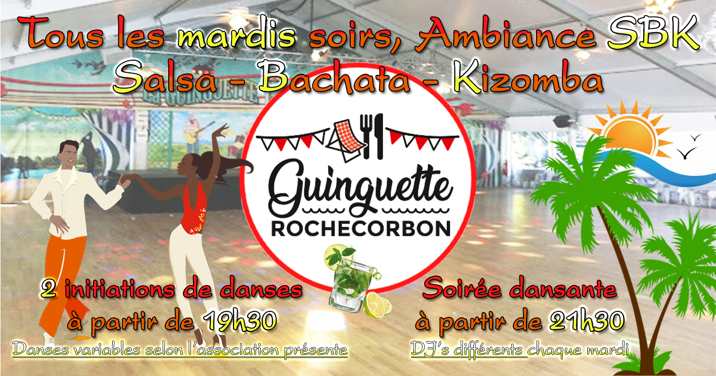 Les Mardis LATINO (SBK) à la guinguette de ROCHECORBON