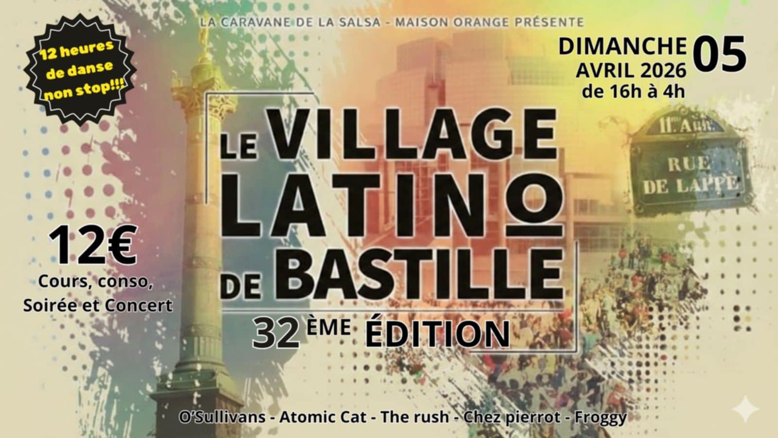Le Village Latino de Bastille 32ème édition !
