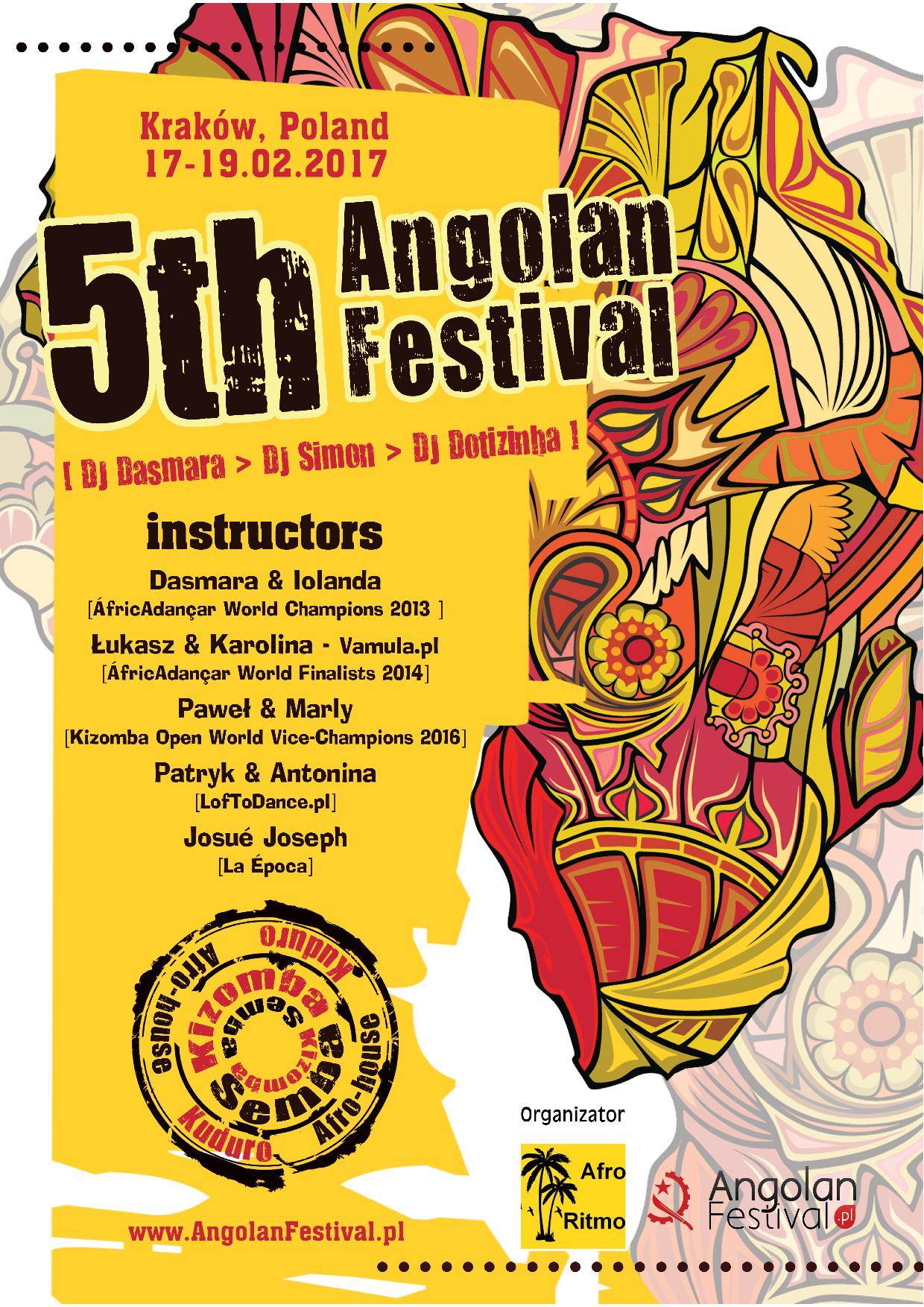 5th Angolan Festival 17-19.02.2017 in Cracow