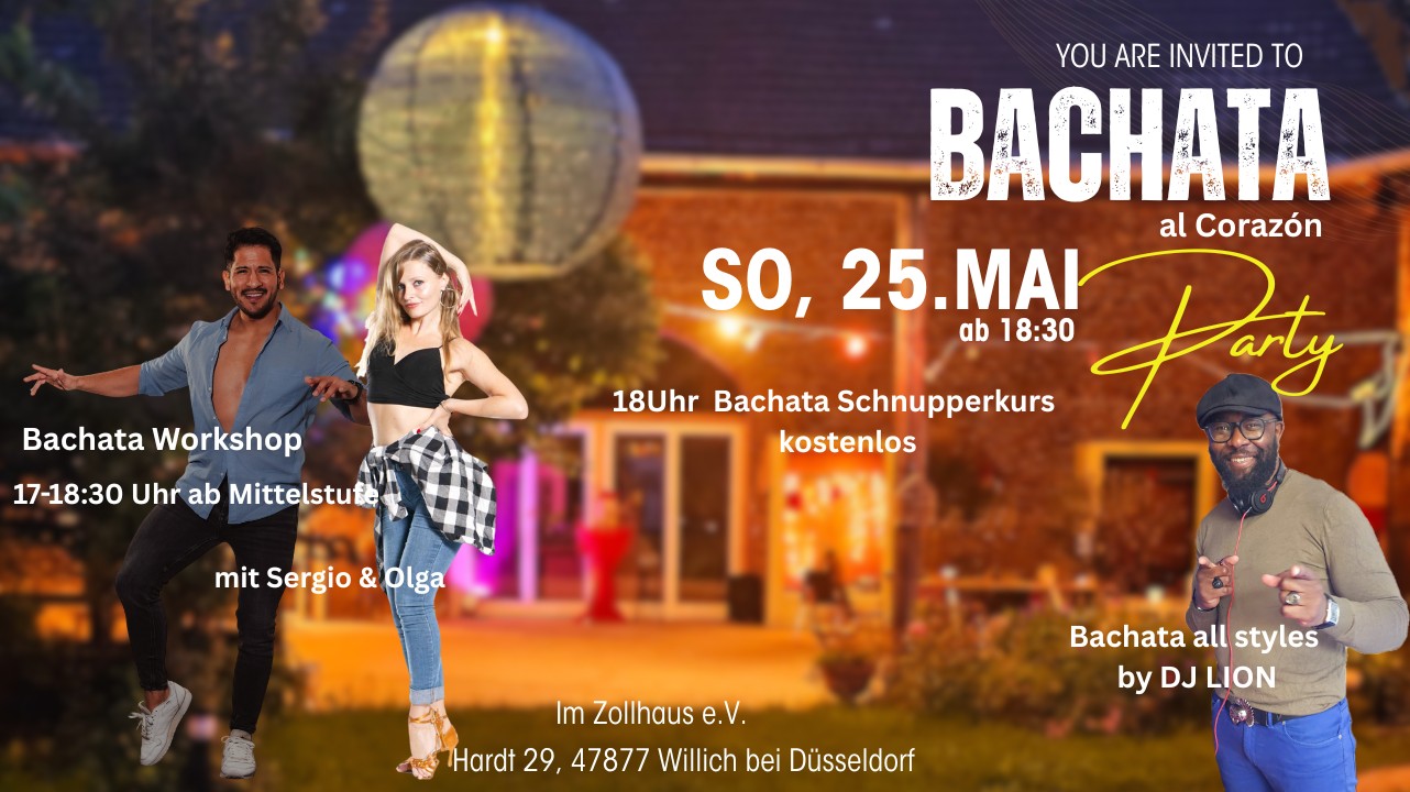 ❤️ Bachata al Corazón im Zollhaus 100% Bachata Party ❤️