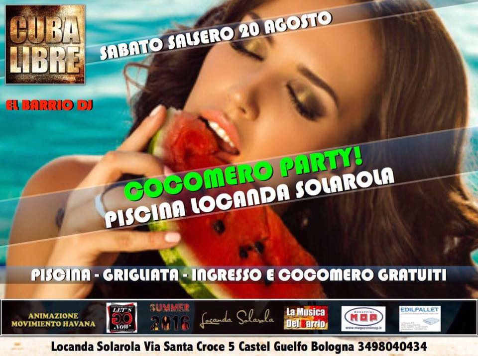 CUBA LIBRE SABATO SALSERO-COCOMERO PARTY IN PISCINA 20 8