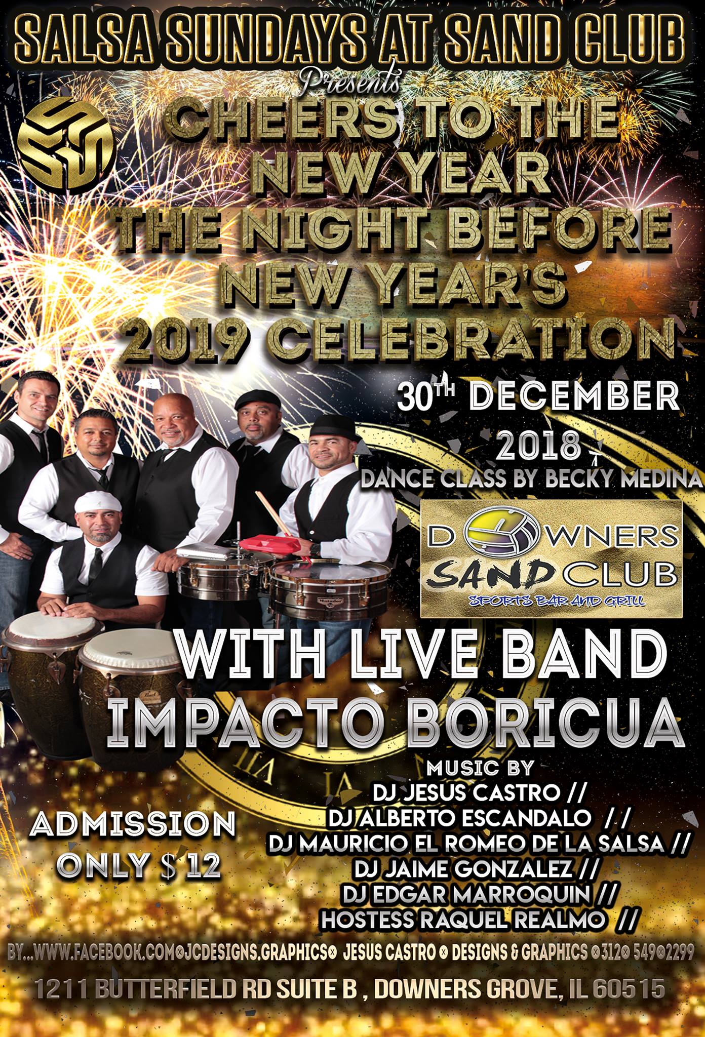 Pre-New Years Party Salsa Sundays at Sand Club