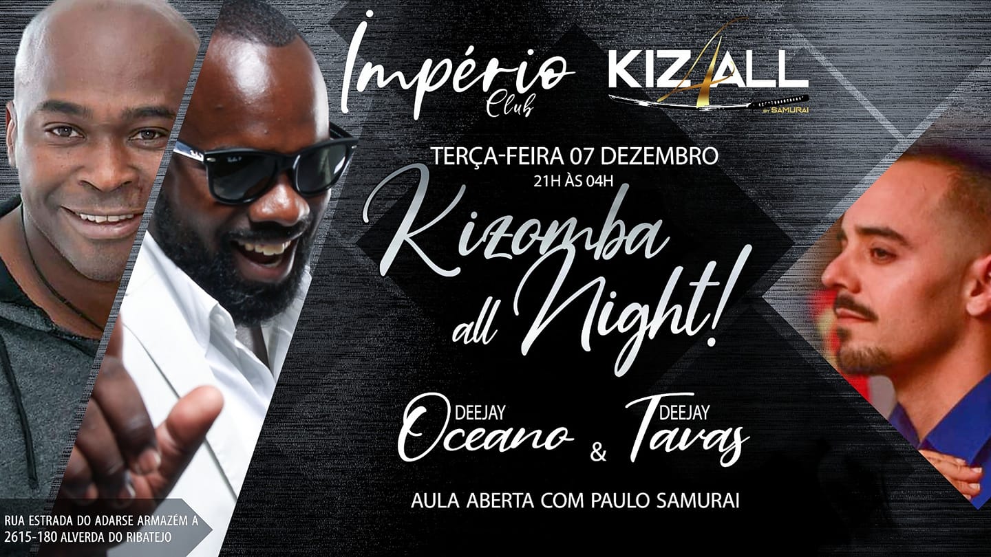 Kiz4all e Império club em Kizomba all night