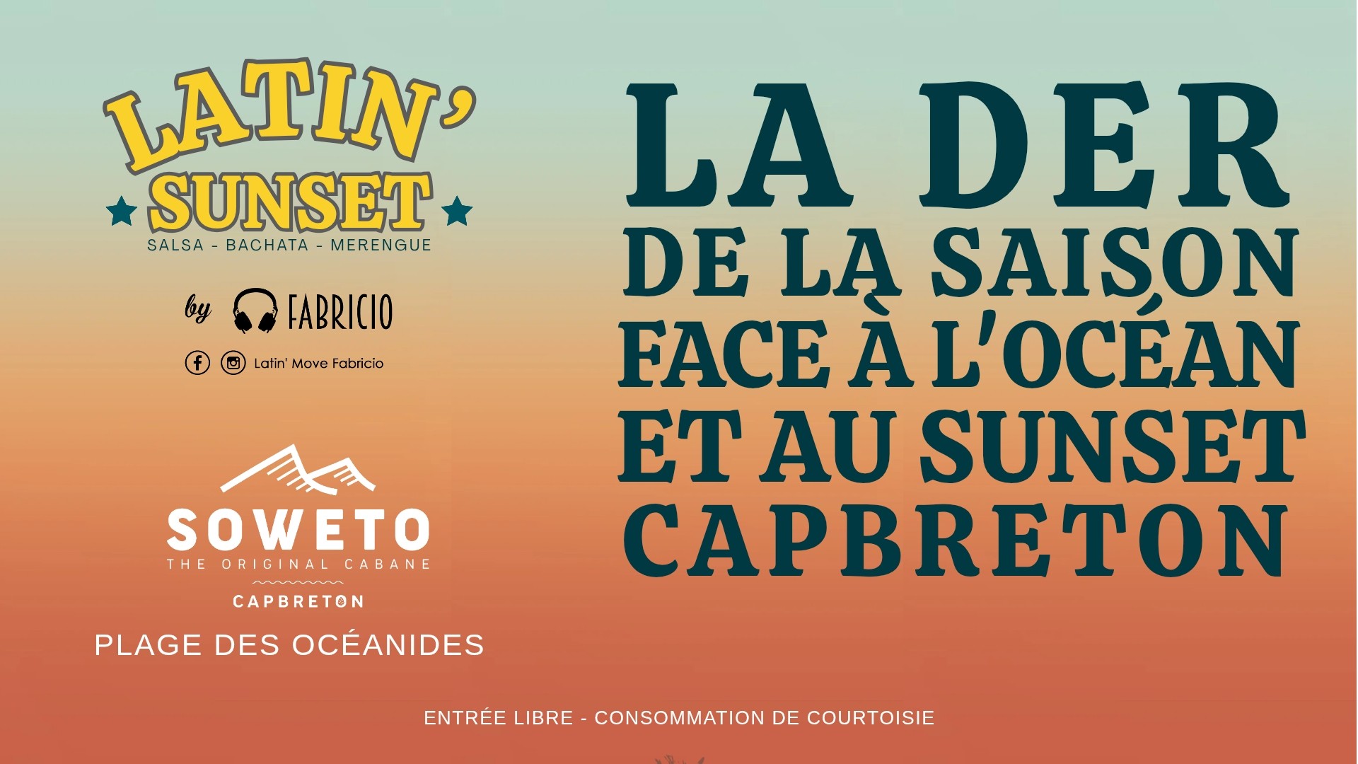 LATIN'SUNSET : LA DER AU SUNSET - dansez face à l'océan à Capbreton