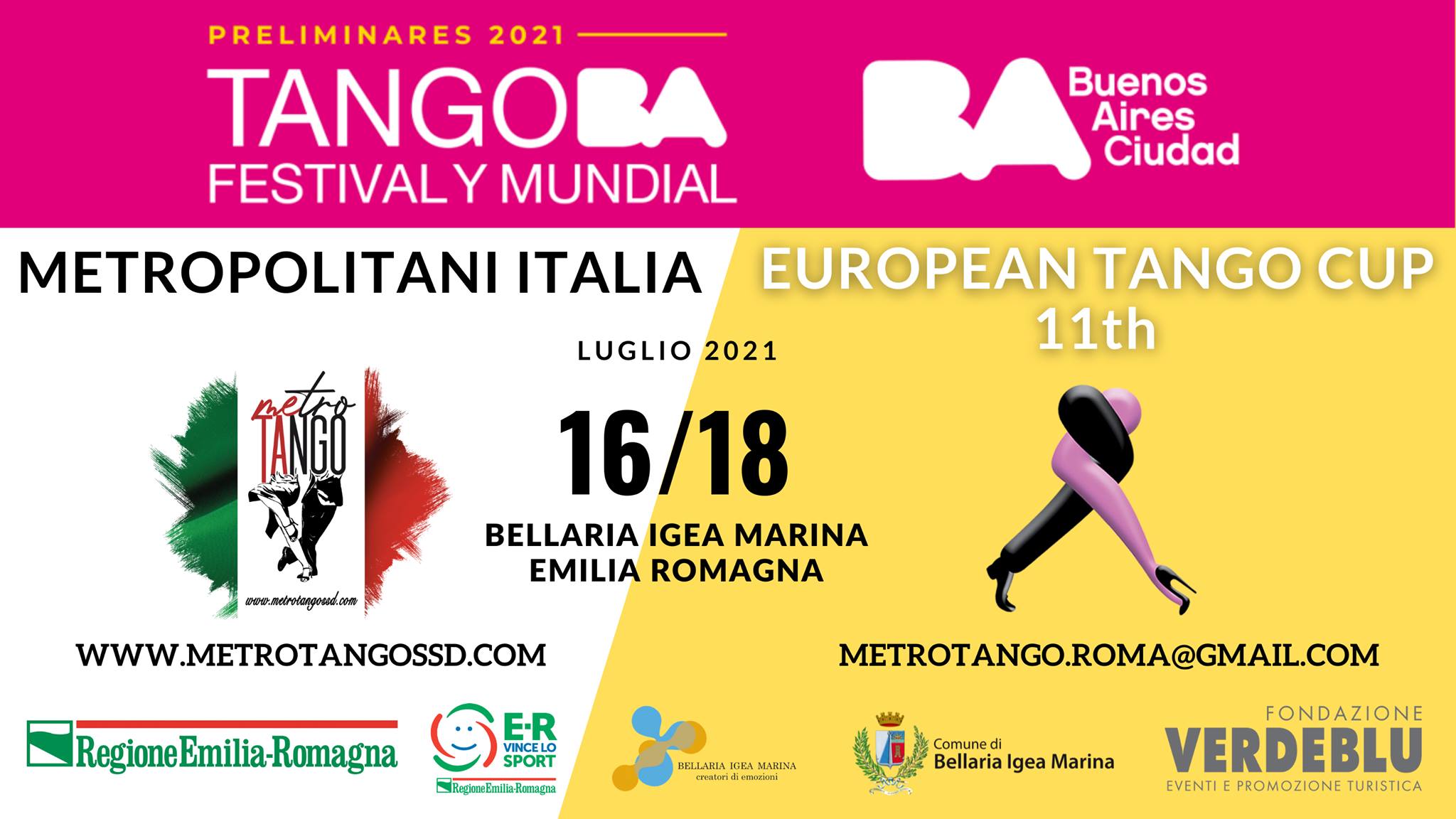 11th European Tango Cup & Metropolitani Italia - Bellaria Igea Marina