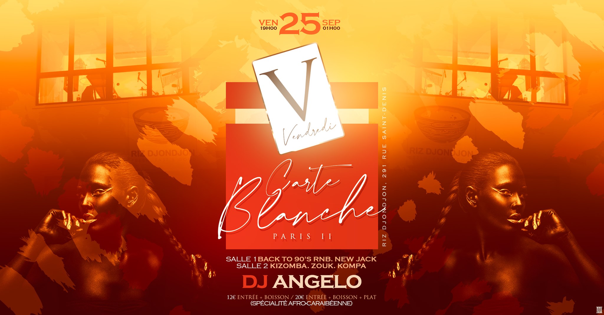 Vendredi Carte Blanche 100% BLACK MUSIC