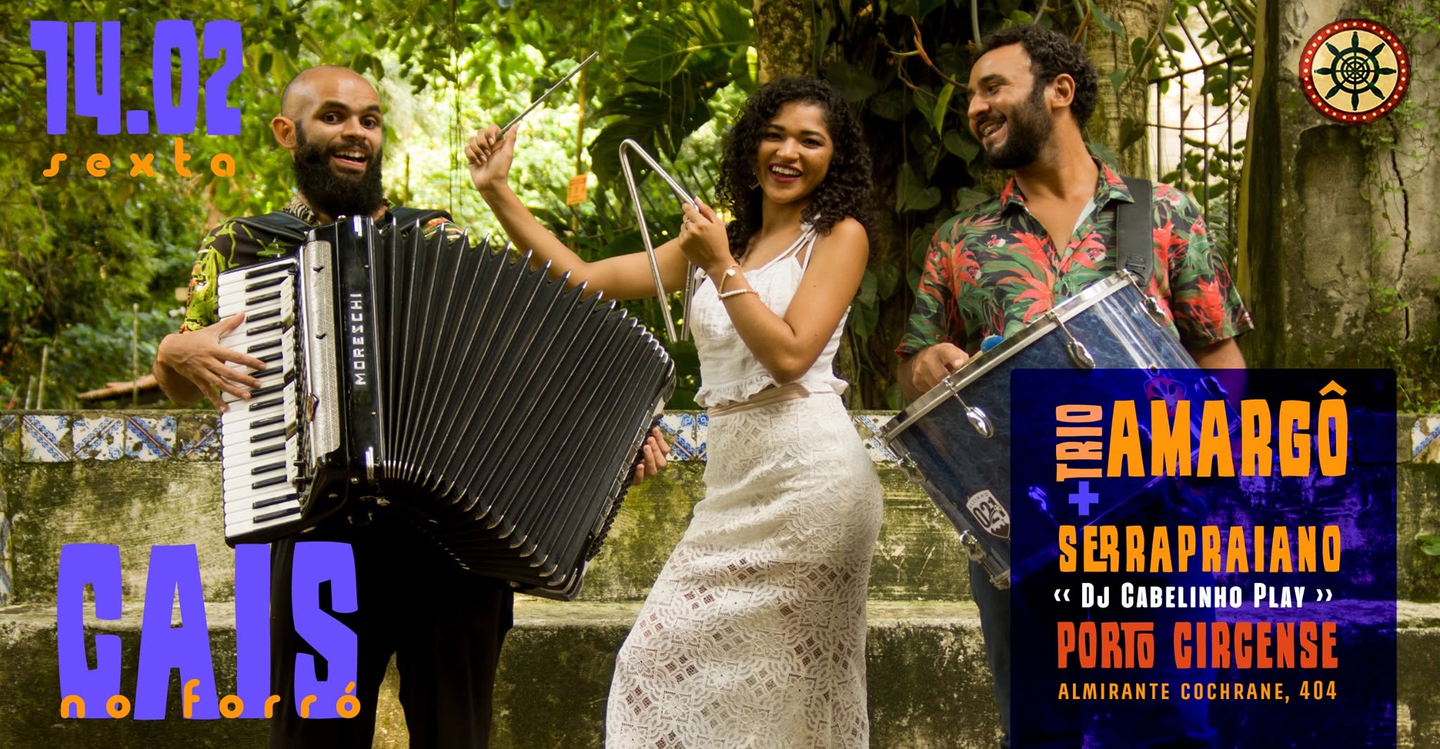 CAIS no Forró - Trio Amargô e Serrapraiano