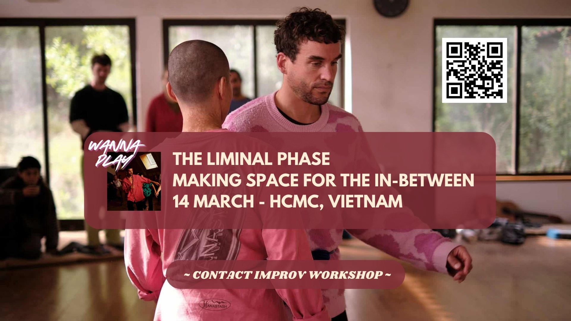 THE LIMINAL PHASE : Making Space for the In-Between - 3 hours workshop w Nikolaï Denz
