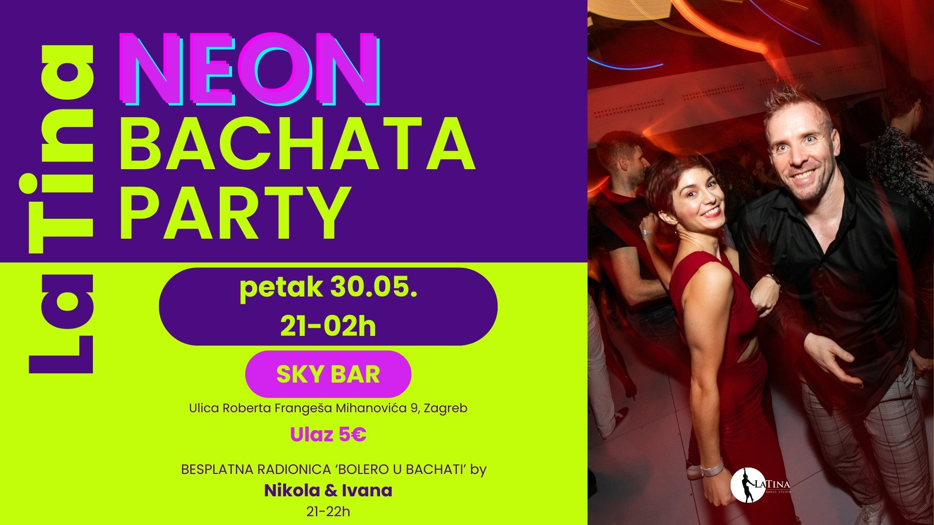 LaTina Bachata NEON Party