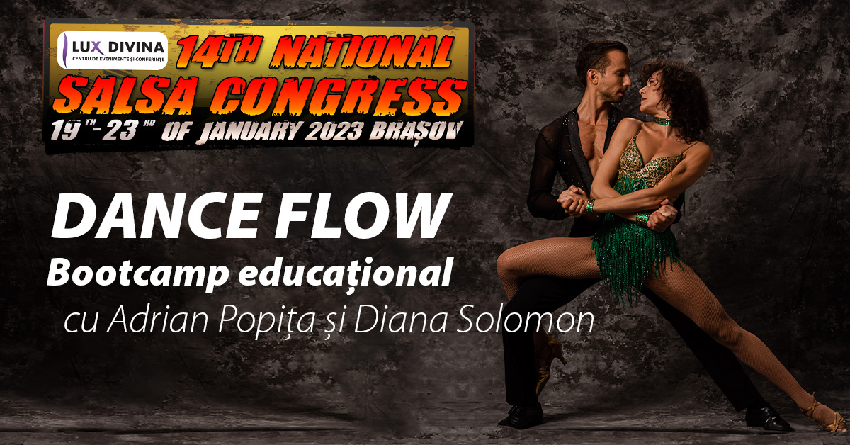 DANCE FLOW Bootcamp cu Adrian Popita si Diana Solomon