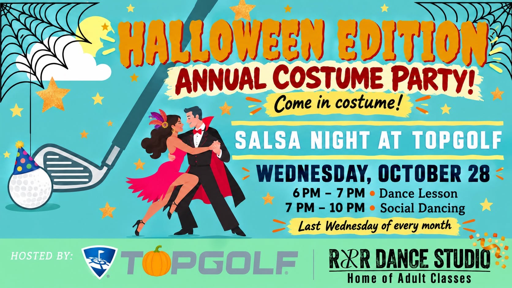 HALLOWEEN Latin Dance Night at TopGolf