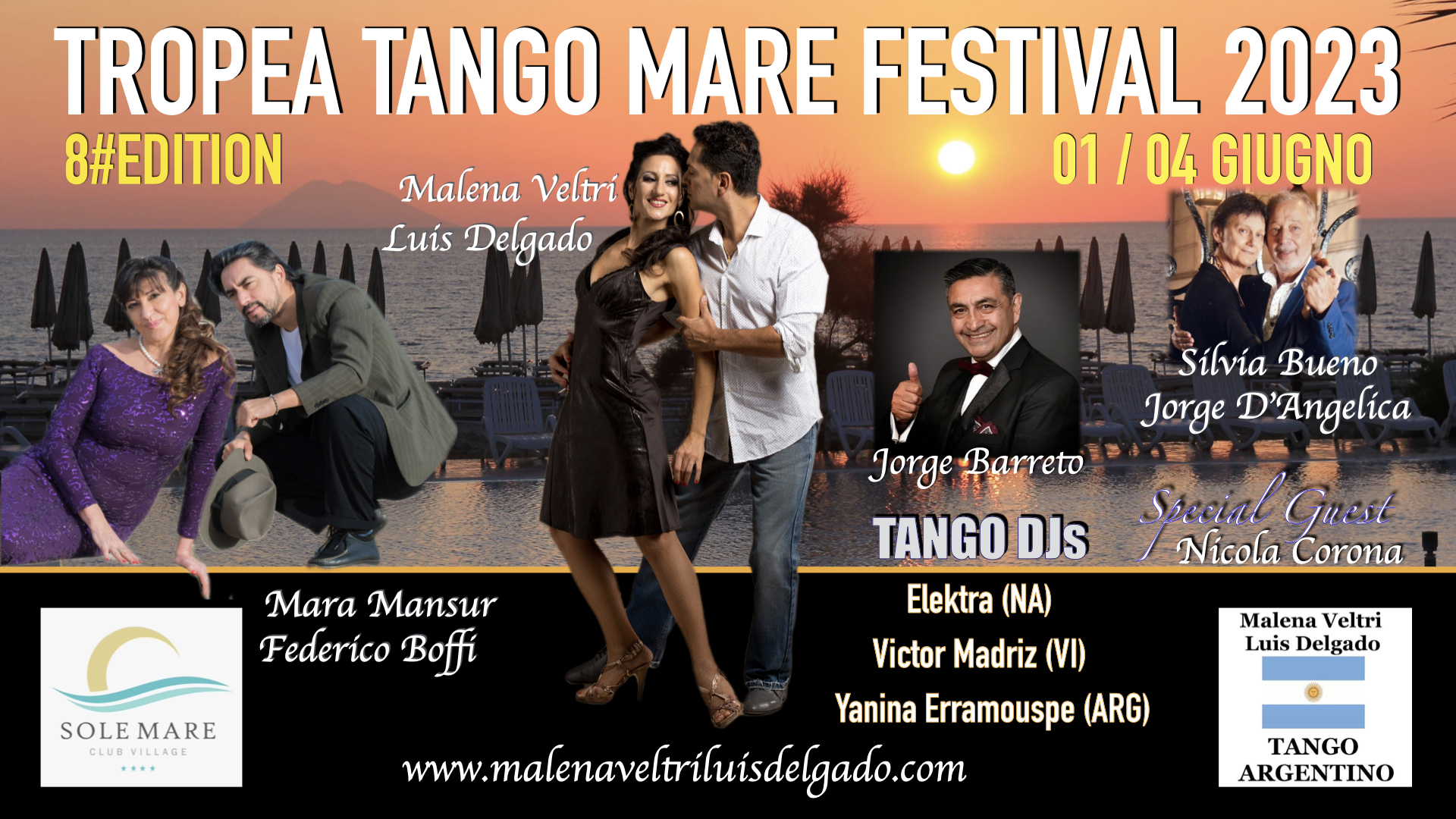 TROPEA TANGO MARE FESTIVAL 2023 🌞 8#EDITION ‼️