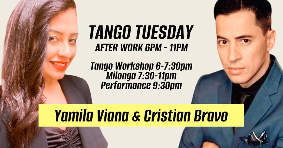 Tango Workshop, Milonga & Performance by Yamila Viana & Cristian Bravo