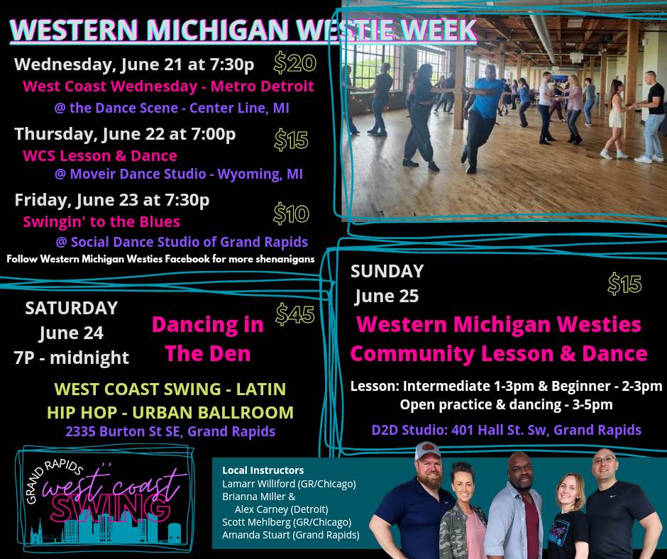 WMW Sunday Swing Social @ D2D studios with Alex & Brianna Carney
