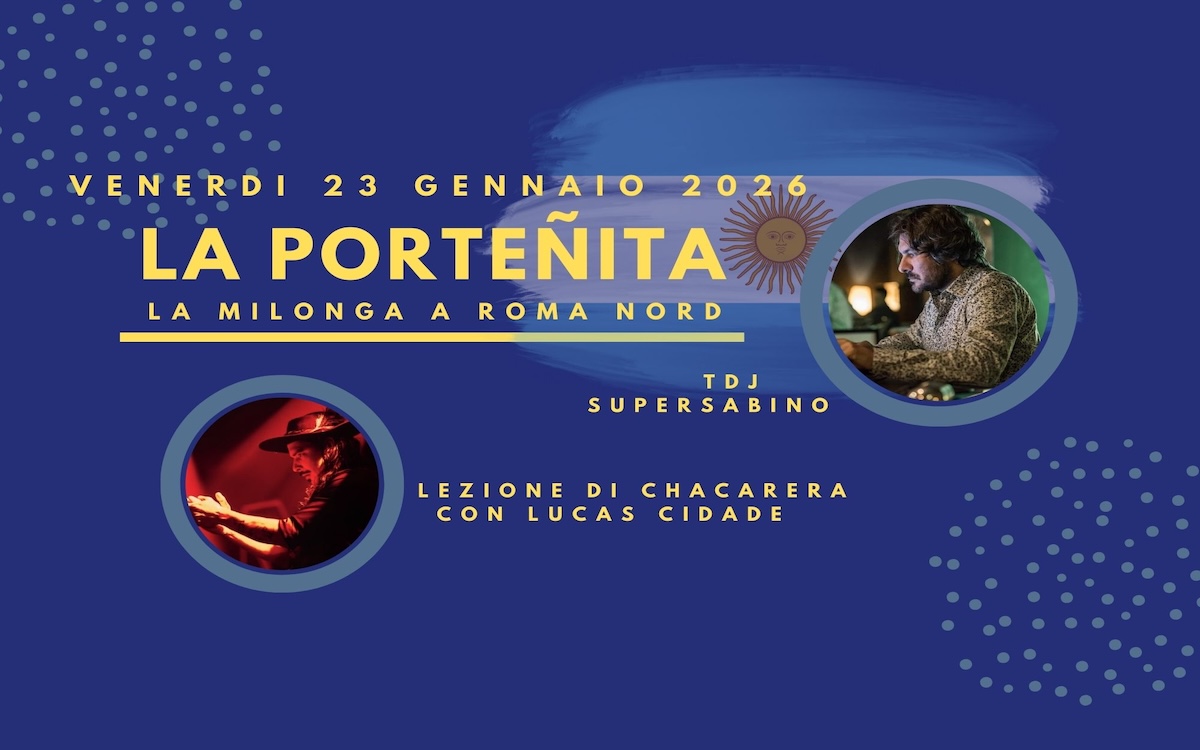23 01 LA PORTEÑITA tdj SUPERSABINO Special Class pre serata di Chacarera con LUCAS CIDADE