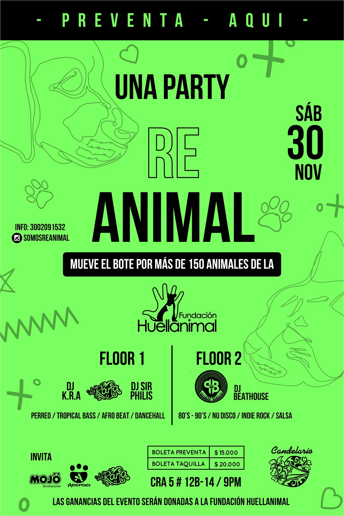 Una party Re Animal
