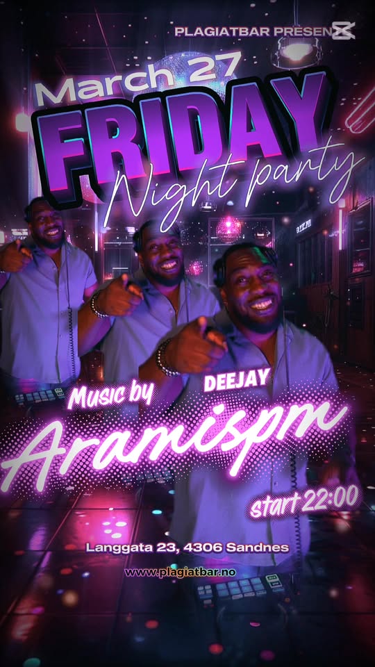 FRIDAY NIGHT PARTY MED DJ ARAMISPM